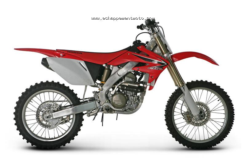 ECHAPPEMENT MOTO AKRAPOVIC DOUBLE SILENCIEUX EXHAUST SYSTEM HONDA CRF 250R (2008 - 2009)